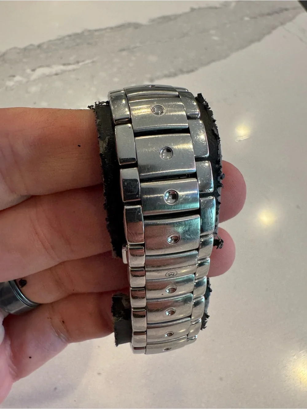 Movado Silver-Tone Minimalist Bracelet Watch